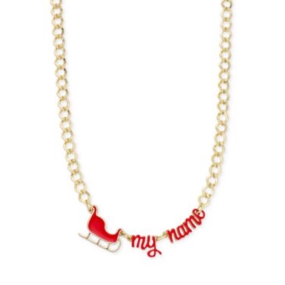 NWT🏷 Celebrate Shop Sleigh My Name Necklace - Picture 5 of 5